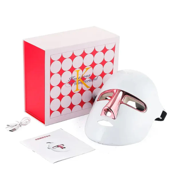 7-Color LED Light Therapy Face Mask