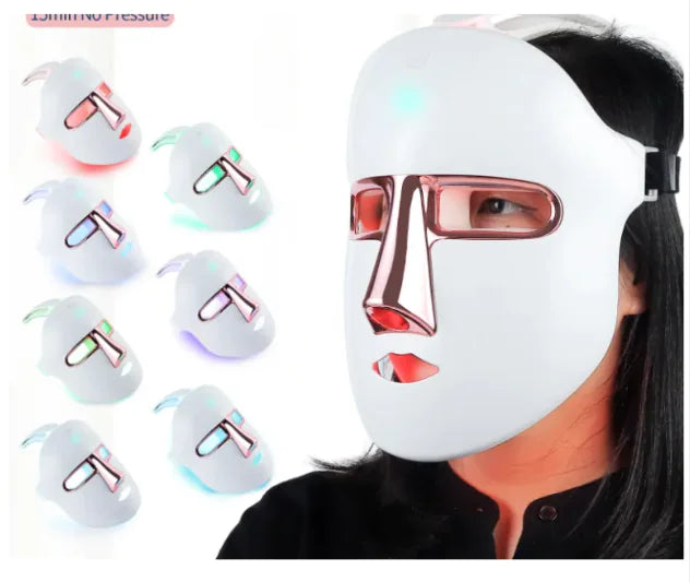 7-Color LED Light Therapy Face Mask