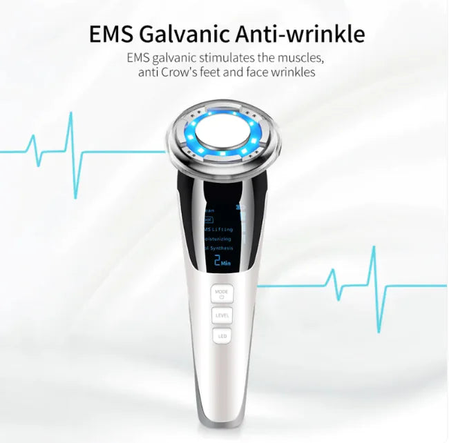ThermaGlow™ Facial Massage with Ion & Heat Therapy – Professional Skincare at Home