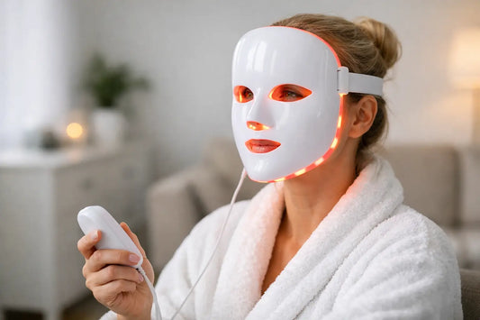 LED-maske hjemme – virker den faktisk?