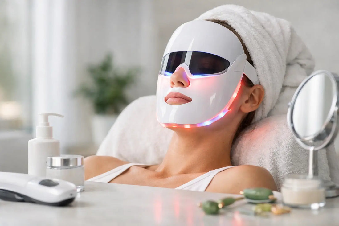 Beste LED maske for akne - slik velger du