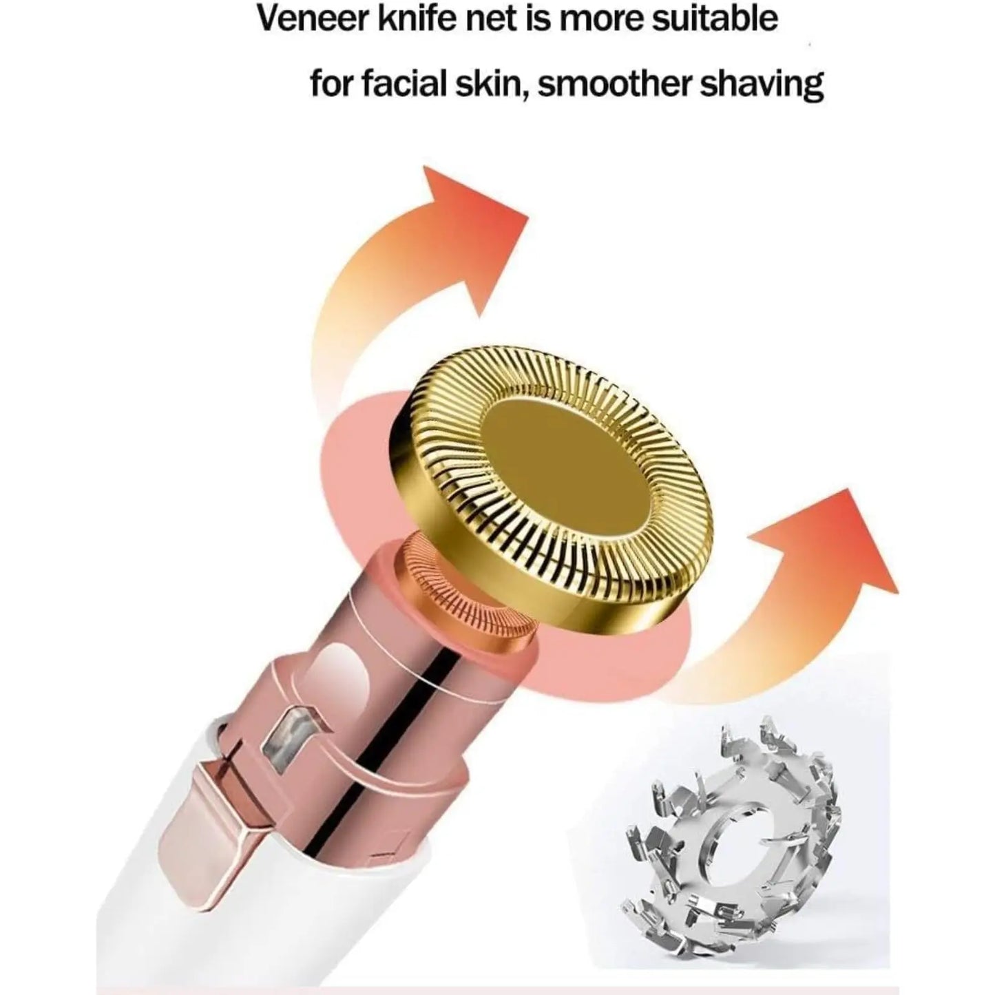 2-i-1 Ansigts- & Øjenbrynstrimmer